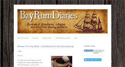 Desktop Screenshot of bayrumdiaries.com